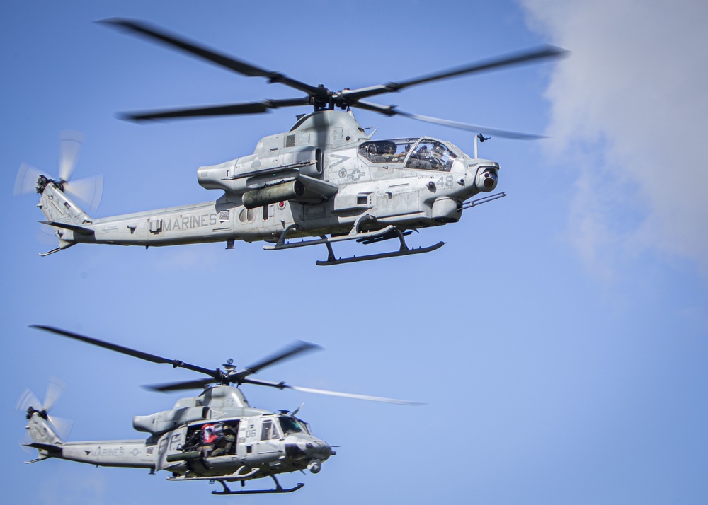 HMLA-469 conducts aerial gunnery demonstration