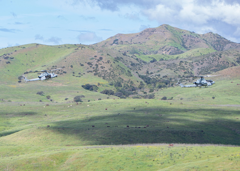 HMLA-469 conducts aerial gunnery demonstration