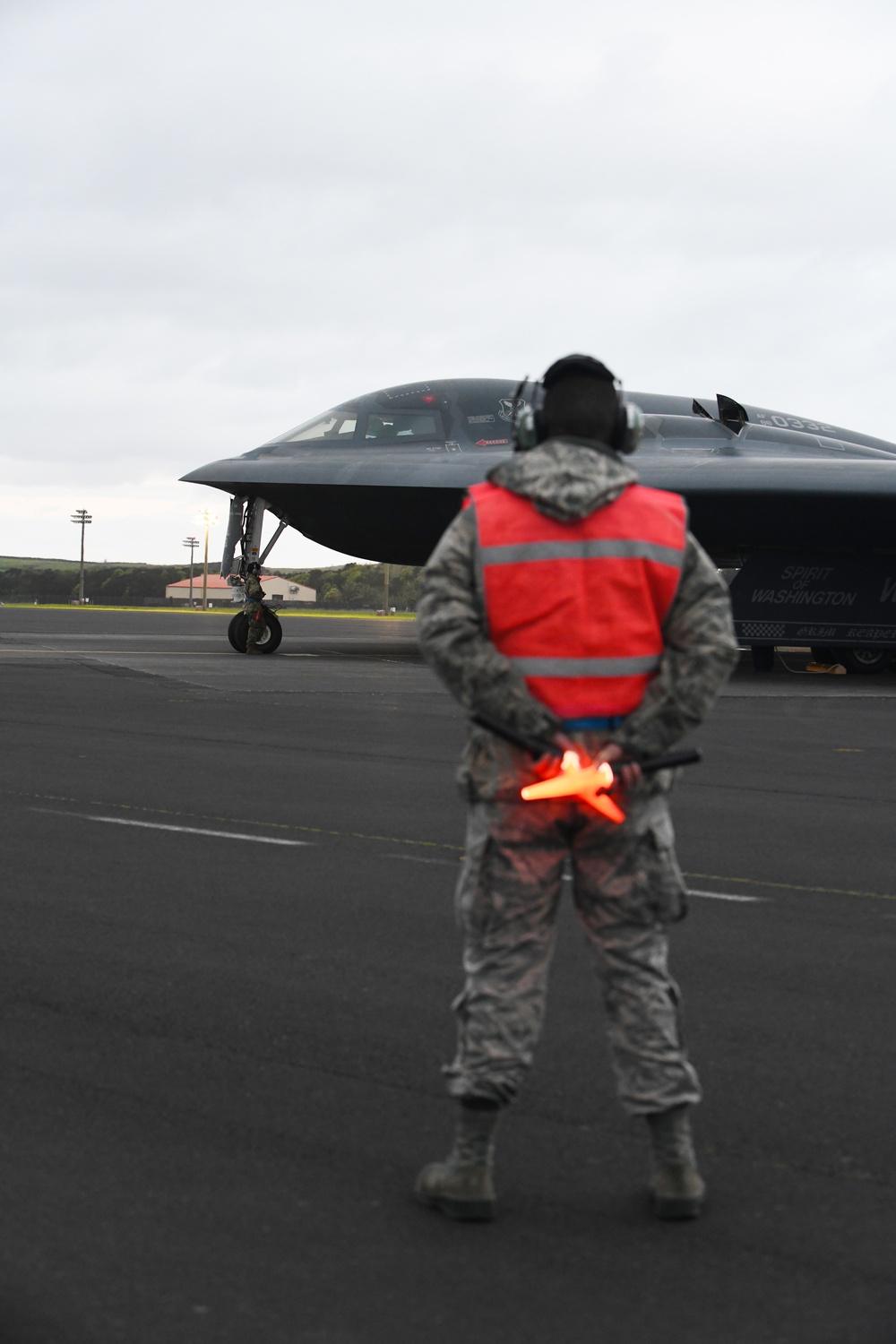 Whiteman AFB B-2 Spirits leave Lajes Field