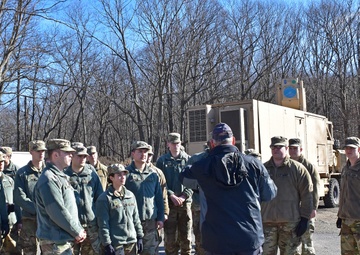 High energy laser engineers engage with West Point cadets