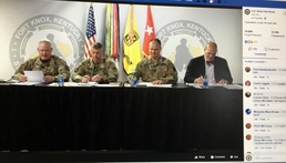 Fort Knox leaders conduct Facebook Live town hall to inform community about coronavirus