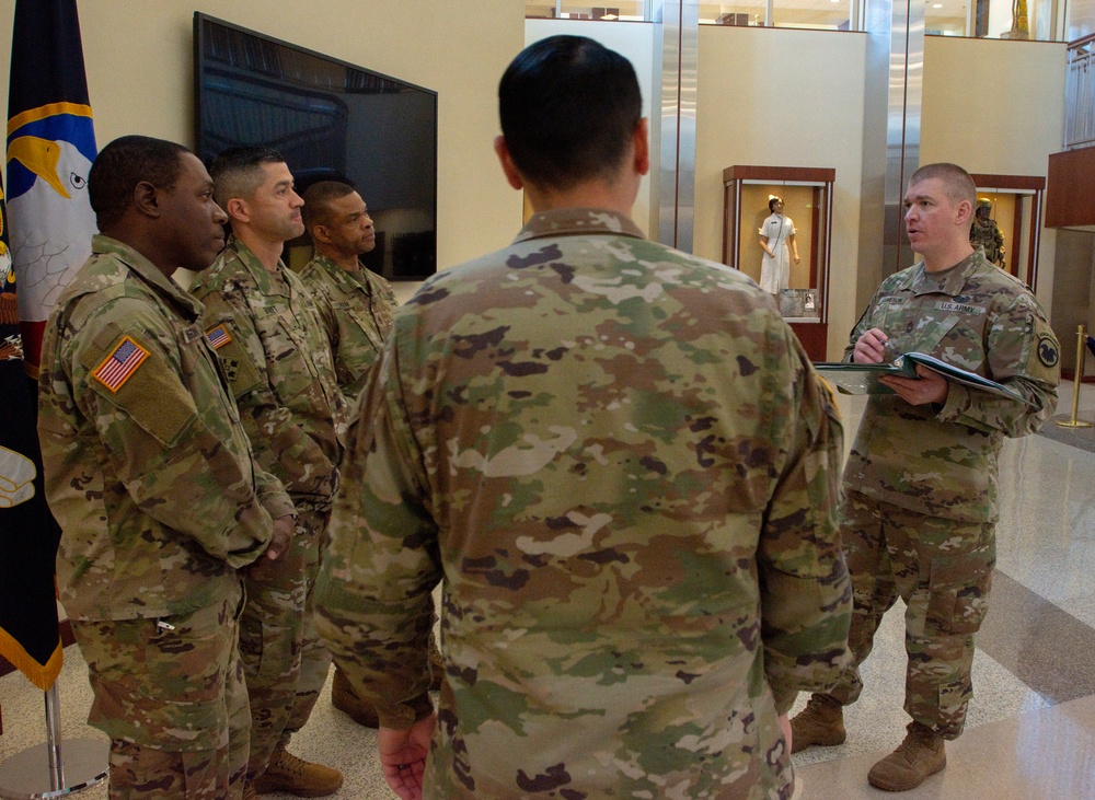 Army Reserve honor guard Soldiers put their best foot forward