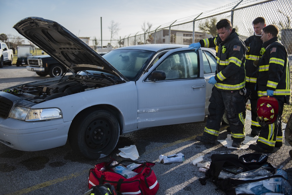 Tyndall medical, first responders partner with Bay County EMS, Ascension Sacred Heart for joint training exercise