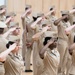 200312-N-TE695-0018 NEWPORT, R.I. (March 12, 2020) Navy Officer Development School conducts khaki uniform inspection