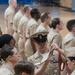 200312-N-TE695-0017 NEWPORT, R.I. (March 12, 2020) Navy Officer Development School conducts khaki uniform inspection