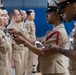 200312-N-TE695-0019 NEWPORT, R.I. (March 12, 2020) Navy Officer Development School conducts khaki uniform inspection