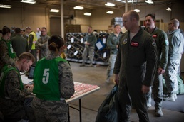 142nd FW tests reflexes in Combat Readiness Exercise