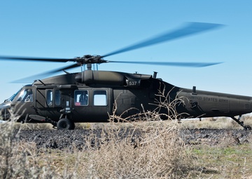 Commanding General of the First Army, Lt. Gen. James, visits Idaho