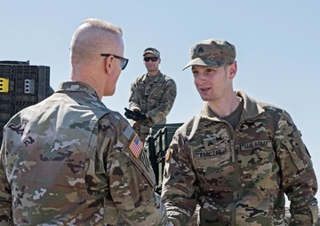 Commanding General of the First Army, Lt. Gen. James, visits Idaho