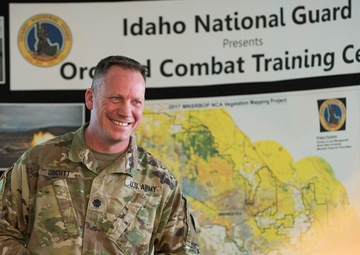 Commanding General of the First Army, Lt. Gen. James, visits Idaho