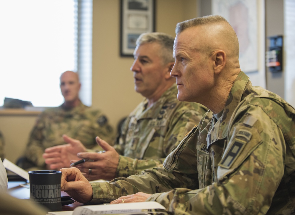Commanding General of the First Army, Lt. Gen. James, visits Idaho