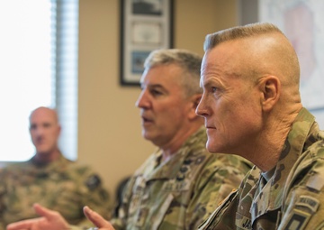 Commanding General of the First Army, Lt. Gen. James, visits Idaho