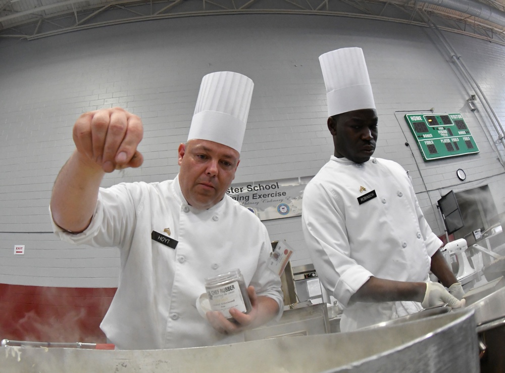 Culinary training exercise's final day full of energy