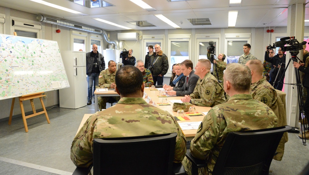 Zutendaal APS2 1st material issue for Defender Europe 2020