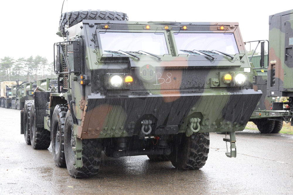 Zutendaal APS2 1st material issue for Defender Europe 2020