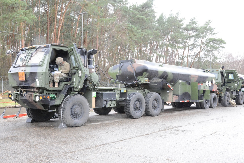 Zutendaal APS2 1st material issue for Defender Europe 2020