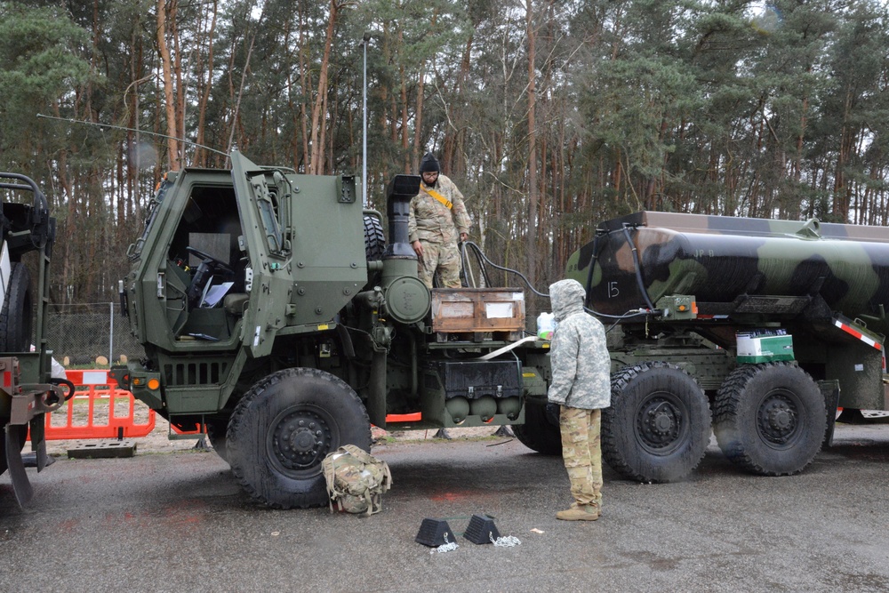 Zutendaal APS2 1st material issue for Defender Europe 2020