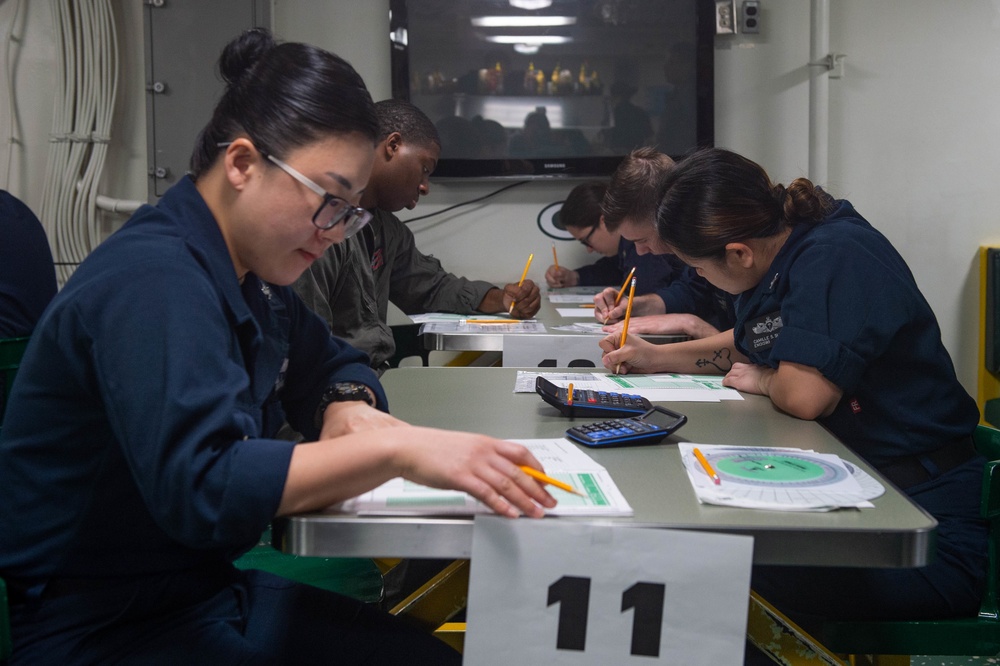 USS Green Bay E-5 advancement exam, March 12, 2020