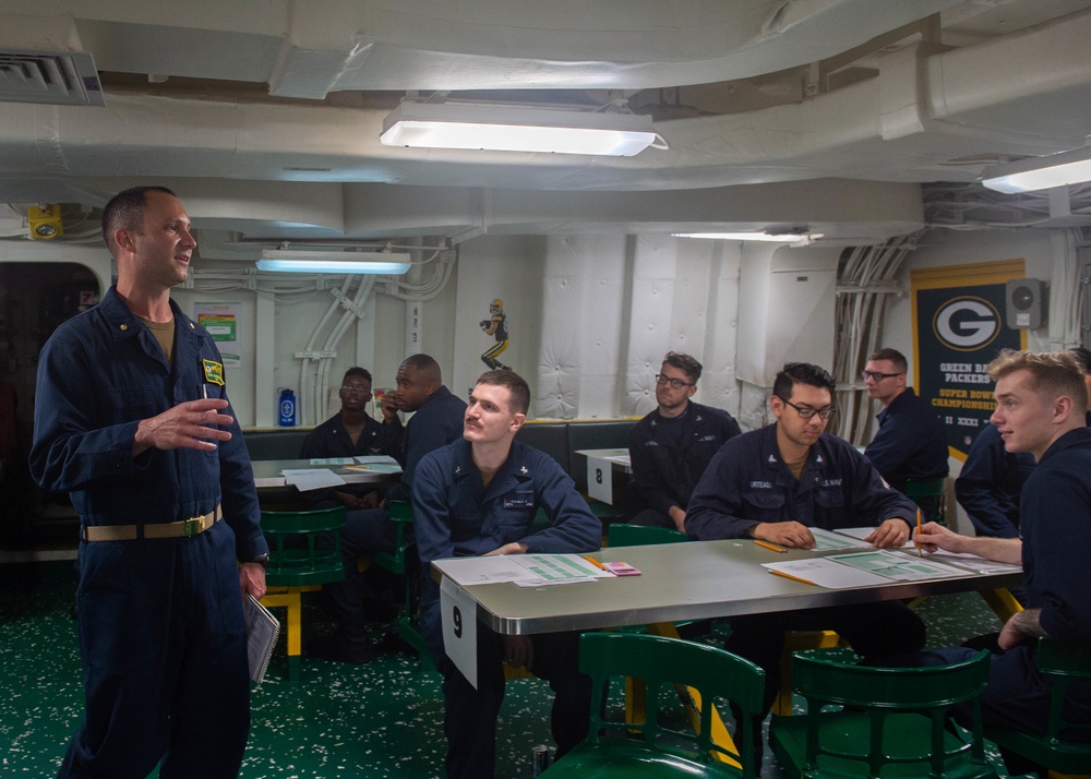 USS Green Bay E-5 advancement exam, March 12, 2020