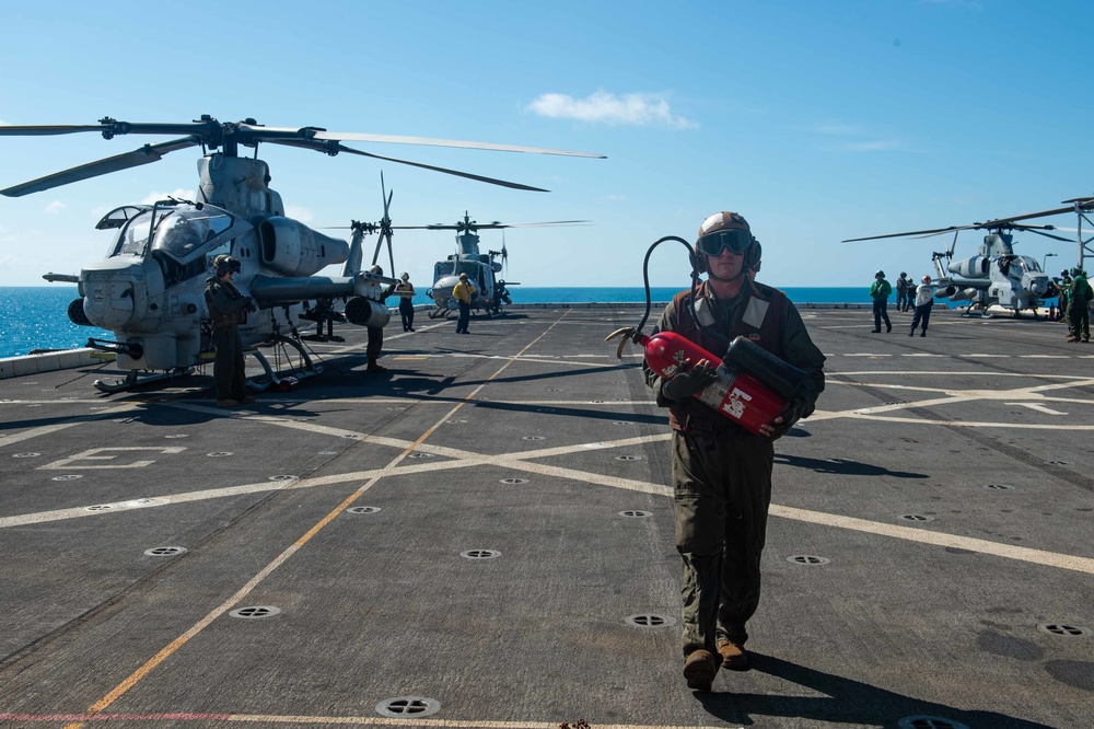 USS Green Bay flight operations, March 12, 2020