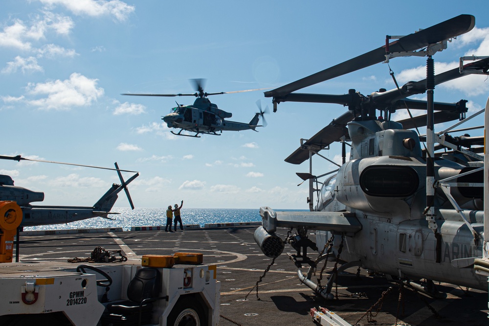 USS Green Bay flight operations, March 12, 2020