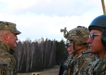 U.S., Polish officials meet troops in Poland during DEFENDER-Europe 20 exercise