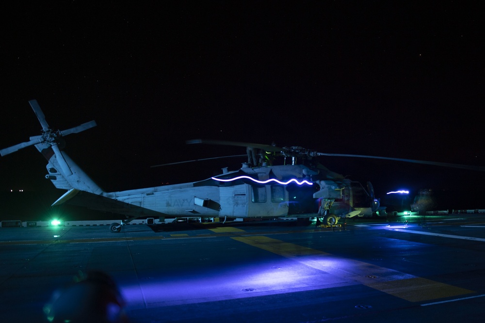 DVIDS - Images - USS America (LHA 6) night operations [Image 1 of 10]