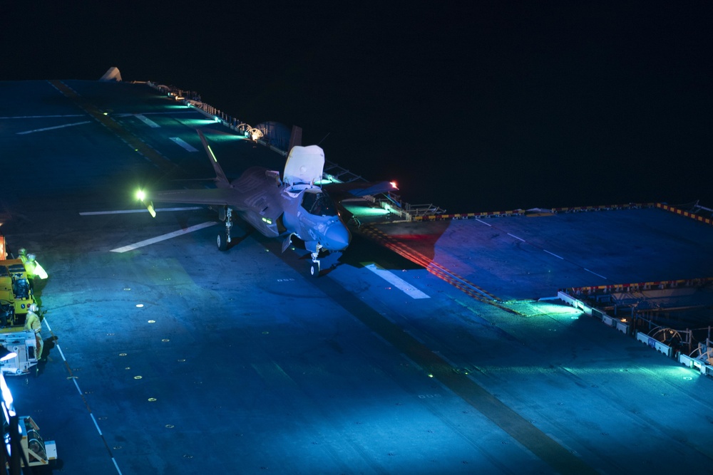 USS America (LHA 6) night operations