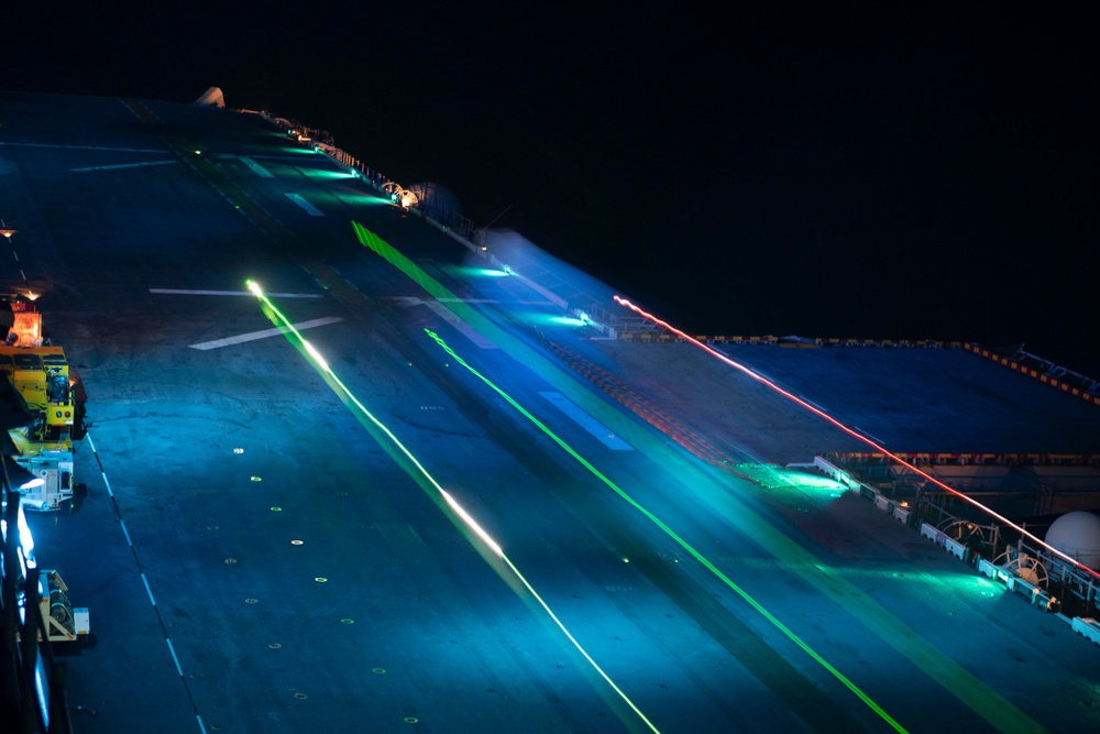 USS America (LHA 6) night operations