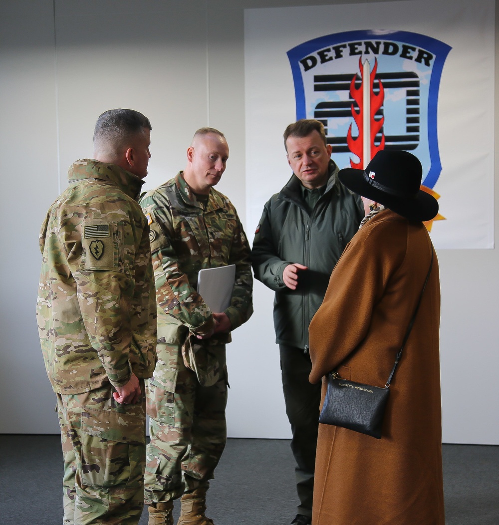 U.S., Polish officials meet troops in Poland during DEFENDER-Europe 20 exercise