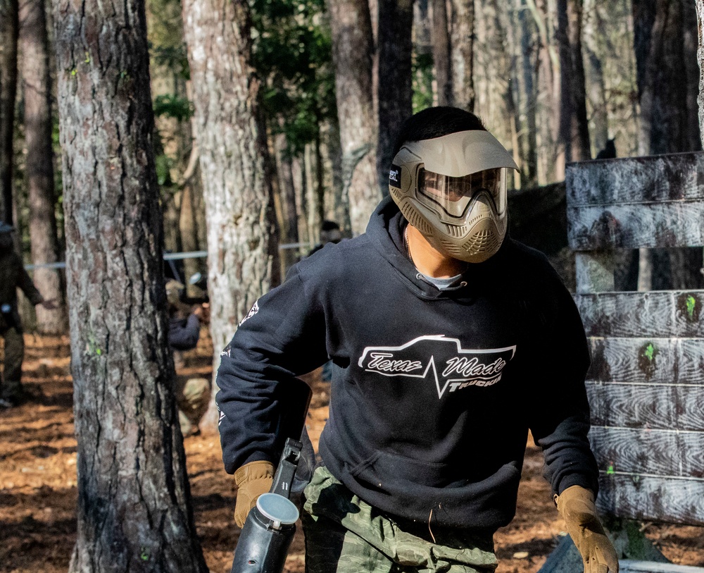 Warrior Adventure Quest strengthens unit cohesion through paintball