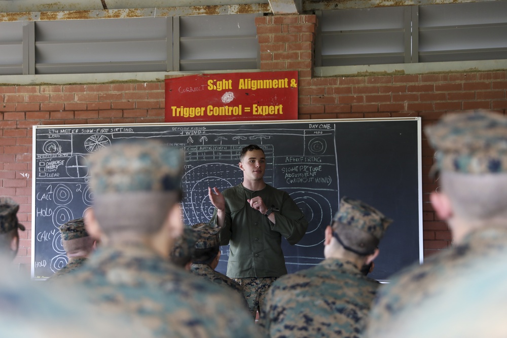 PMIs play a vital role in training recruits to be riflemen.