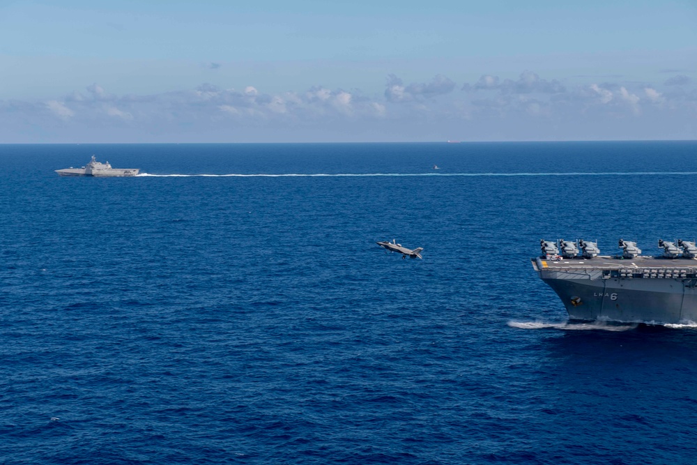 USS America, USS Gabrielle Giffords Integrate Operations