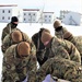 CWOC Class 20-04 students learn to build Arctic tent during training at Fort McCoy