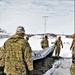 CWOC Class 20-04 students learn to build Arctic tent during training at Fort McCoy