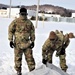 CWOC Class 20-04 students learn to build Arctic tent during training at Fort McCoy