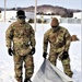 CWOC Class 20-04 students learn to build Arctic tent during training at Fort McCoy