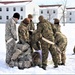 CWOC Class 20-04 students learn to build Arctic tent during training at Fort McCoy