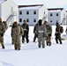 Fort McCoy CWOC Class 20-04 students practice pulling ahkio sled as a squad