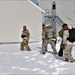 Fort McCoy CWOC Class 20-04 students practice pulling ahkio sled as a squad