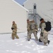 Fort McCoy CWOC Class 20-04 students practice pulling ahkio sled as a squad