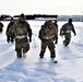 Fort McCoy CWOC Class 20-04 students practice pulling ahkio sled as a squad