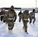 Fort McCoy CWOC Class 20-04 students practice pulling ahkio sled as a squad