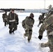 Fort McCoy CWOC Class 20-04 students practice pulling ahkio sled as a squad