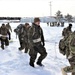 Fort McCoy CWOC Class 20-04 students practice pulling ahkio sled as a squad