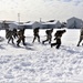 Fort McCoy CWOC Class 20-04 students practice pulling ahkio sled as a squad