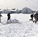 Fort McCoy CWOC Class 20-04 students practice pulling ahkio sled as a squad