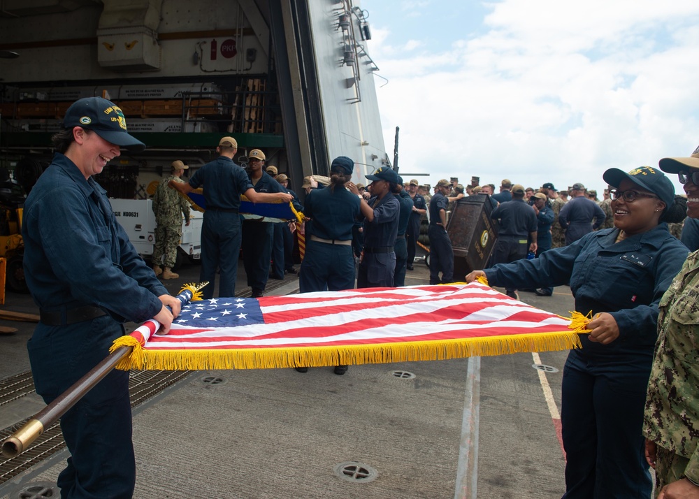 USS Green Bay all-hands call, March 13, 2020