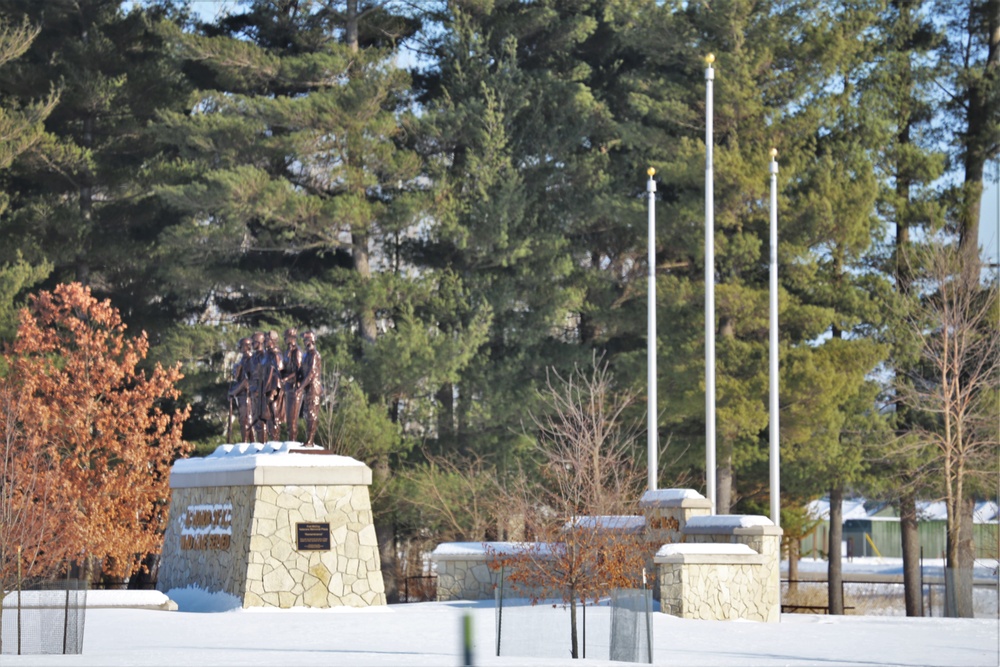 February Views of Fort McCoy Commemorative Area