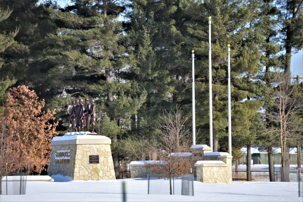 February Views of Fort McCoy Commemorative Area